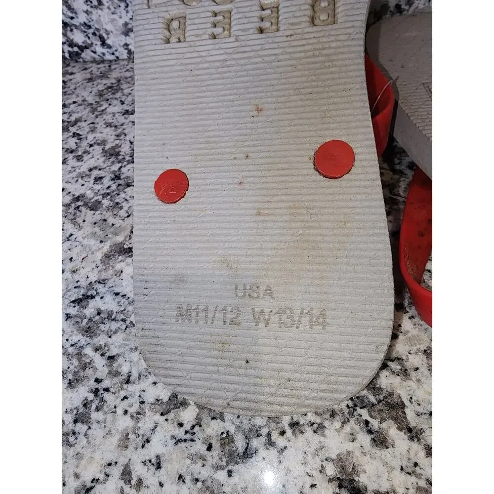 The Simpsons  Duff Beer Flip Flops Sandals Size M  11/12 W 13-14Rare